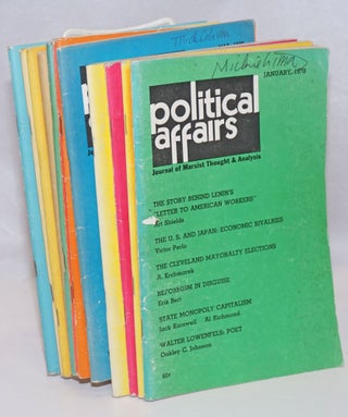 Cat.No: 247247 Political affairs: theoretical journal of the Communist Party, USA. Vol....