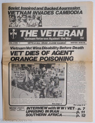 Cat.No: 247310 The Veteran. Vol. 9 no. 1 (Winter 1978-79). Vietnam Veterans Against the War
