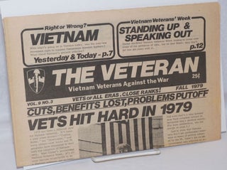 Cat.No: 247311 The Veteran. Vol. 9 no. 3 (Fall 1979). Vietnam Veterans Against the War