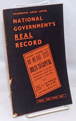 Cat.No: 247478 National Government's Real Record