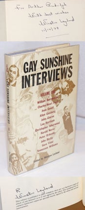 Cat.No: 247882 Gay Sunshine Interviews; volume 1 [signed by Leyland]. Winston Leyland,...