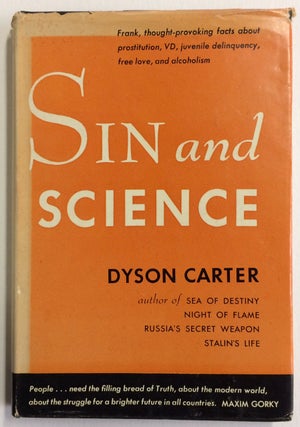 Cat.No: 247970 Sin and science. Dyson Carter