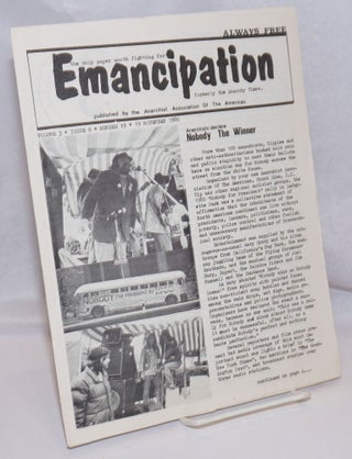 Cat.No: 248057 Emancipation: formerly the Anarchy Times; Vol.3, No.9, (No. 19), 19...