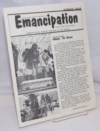 Cat.No: 248057 Emancipation: formerly the Anarchy Times; Vol.3, No.9, (No. 19), 19...