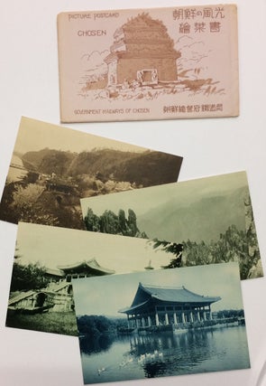 Cat.No: 248116 Picture Postcard / Chosen [Set of four postcards from colonial-era Korea,...