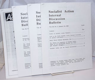 Cat.No: 248405 Socialist Action Internal Discussion Bulletin [Vol. 10 No. 1-5]. Socialist...