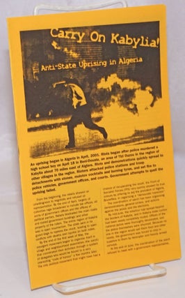 Cat.No: 248590 Carry on Kabiya! Anti-state uprising in Algeria