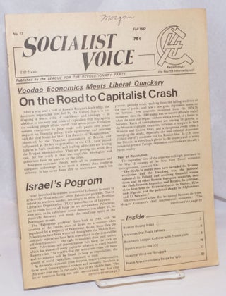Cat.No: 248871 Socialist Voice: No. 17 (Fall 1982