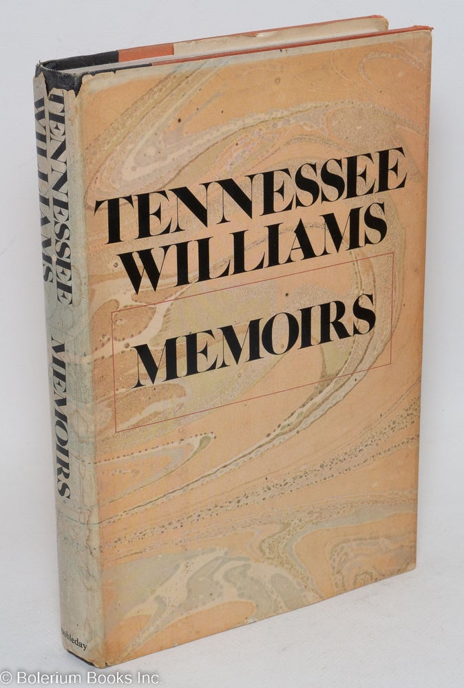 Cat.No: 24925 Memoirs. Tennessee Williams.
