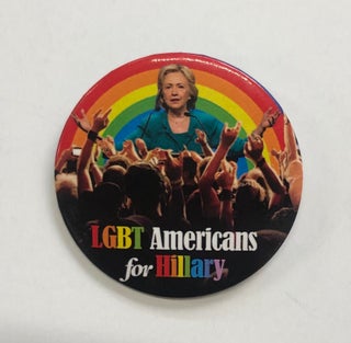 Cat.No: 249317 LGBT Americans for Hillary [pinback button