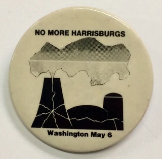 Cat.No: 249405 No more Harrisburgs / Washington May 6 [pinback button