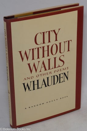 Cat.No: 249563 City Without Walls and other poems. W. H. Auden