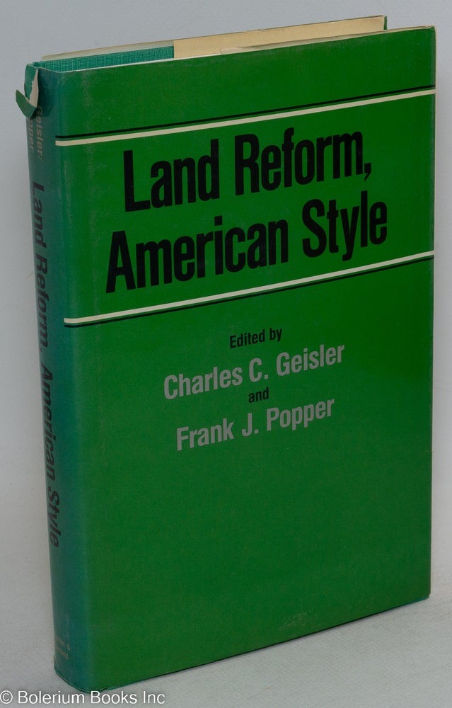 Cat.No: 249565 Land Reform, American Style. Charles C. Geisler, Frank Popper.