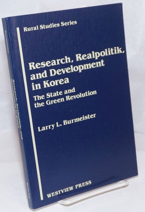 Cat.No: 249596 Research, realpolitik and development in Korea, the state and the green...