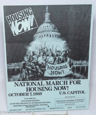 Cat.No: 249777 National march for housing now! October 7, 1989. US Capitol [handbill