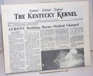 Cat.No: 249860 The Kentucky Kernel. Extra! Extra! Extra! (May 6, 1970 issue on the...