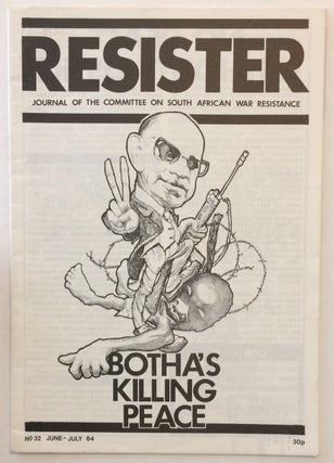 Cat.No: 249903 Resister: Journal of the Committee on South African War Resistance. No. 32...