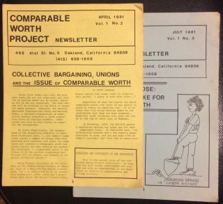 Cat.No: 250165 Comparable Worth Project Newsletter [two issues, no. 2 and 3