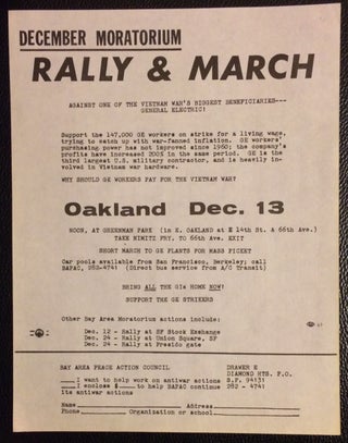 Cat.No: 250353 December moratorium: Rally & March against one of the Vietnam War's...