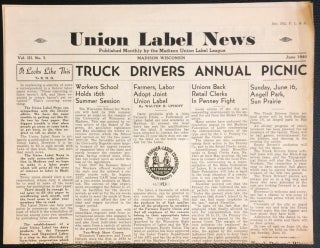 Cat.No: 250379 Union label news. Vol. 3 no. 7 (June 1940