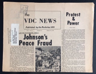 Cat.No: 250405 The VDC News, Vol. 1, No. 6 (January 28, 1966) Published by the Berkeley VDC