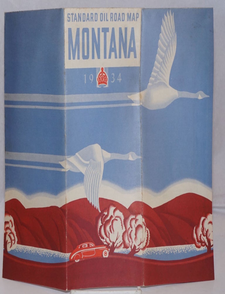 Cat.No: 250519 Standard Oil Company (Indiana) 1934 Official Road Map Montana. Montana.