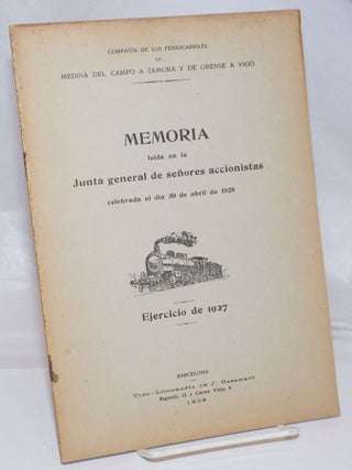 Cat.No: 250590 Memoria leida en la Junta general de senores accionistas celebrada el dia...