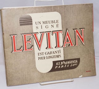 Cat.No: 250600 Un Meuble Signe Levitan est Garanti Pour Longtemps