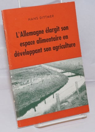 Cat.No: 250602 L'Allemagne elargit son espace alimentaire en developpant son...