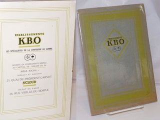 Cat.No: 250603 Etablissements K.B.O les specialistes de la confiserie de gomme