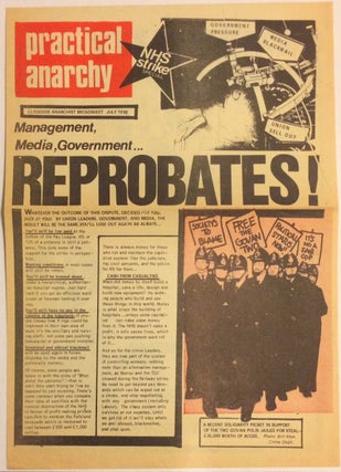 Cat.No: 250666 Practical Anarchy: Clydeside anarchist broadsheet. July 1982. NHS Strike...