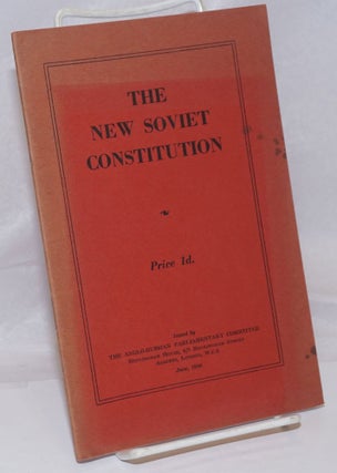 Cat.No: 250737 The New Soviet Constitution