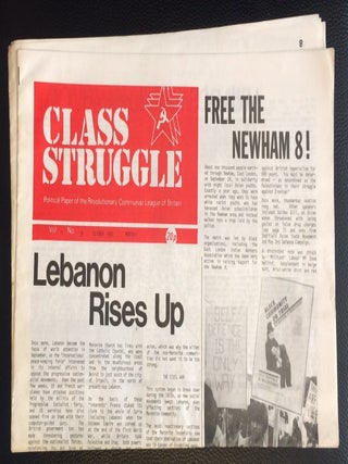 Cat.No: 250795 Class Struggle. Vol. 7 no. 9 (Oct. 1983