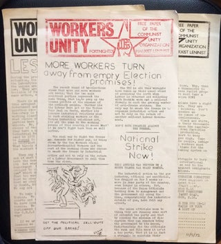 Cat.No: 250800 Workers Unity: free paper of the Communist Unity Organization,...