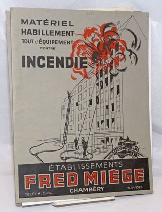 Cat.No: 250911 Establissements Fred Miege [catalog, price list, order form and two folders