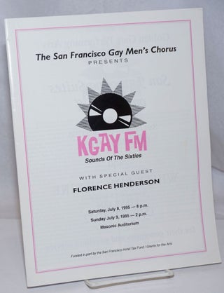 Cat.No: 251002 KGAY FM: Sounds of the Sixties. With Special Guest Florence Henderson...