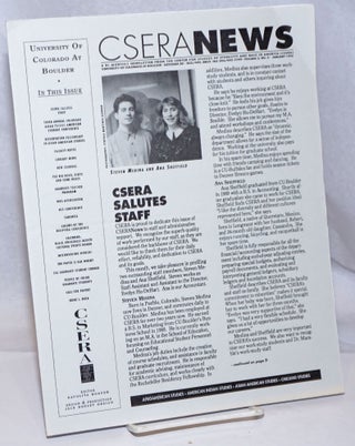 Cat.No: 251016 CSERA News: A bi-monthly newsletter from the Center for Studies of...