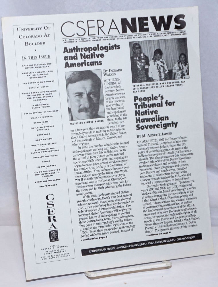 Cat.No: 251017 CSERA News: A bi-monthly newsletter from the Center for Studies