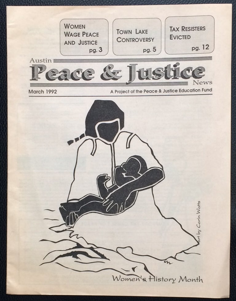 Cat.No: 251049 Austin Peace and Justice News. March 1992