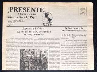 Cat.No: 251051 Presente! A journal of opinion. Vol. XI no. 4 (Winter 1990