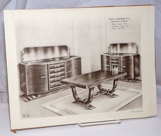 L. Sanz, Fabricant de Meubles. Tarif applicable a dater du 10 Fevrier 1938 pour marchandises frises a l'usine.
