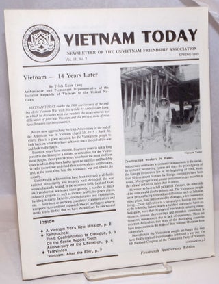 Cat.No: 251267 Vietnam Today: Newsletter of the US / Vietnam Friendship Association; Vol....
