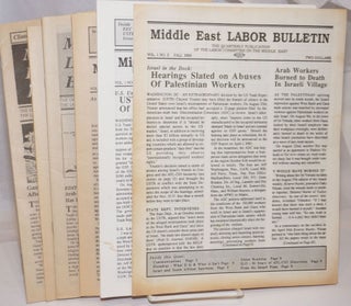 Cat.No: 251278 Middle East labor bulletin [8 isues