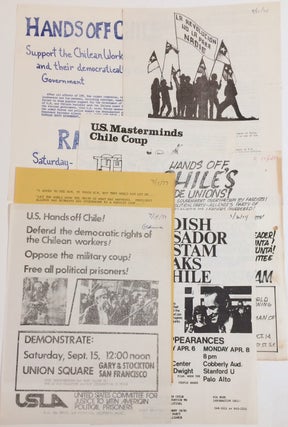 Cat.No: 251440 [Seven leaflets issued by Bay Area groups opposing the coup in Chile