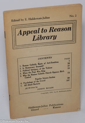 Cat.No: 251458 Appeal to Reason library no. 2 Edited by E. Haldeman-Julius. Joseph...