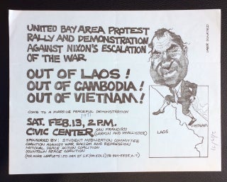 Cat.No: 251507 United Bay Area Protest, rally and demonstration against Nixon's...