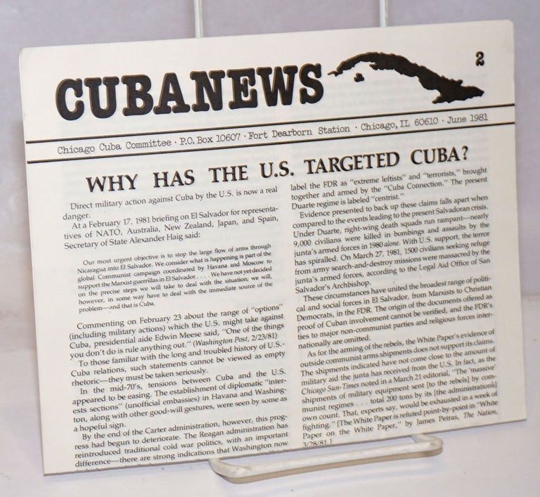 Cat.No: 251521 CubaNews: No. 2, June 1981