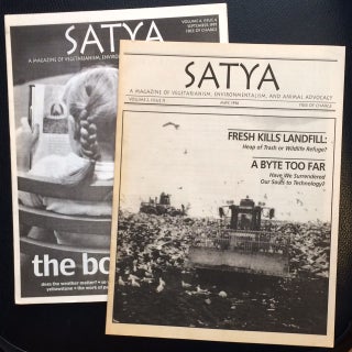 Cat.No: 251576 Satya: a magazine of vegetarianism, environmentalism, and animal advocacy...