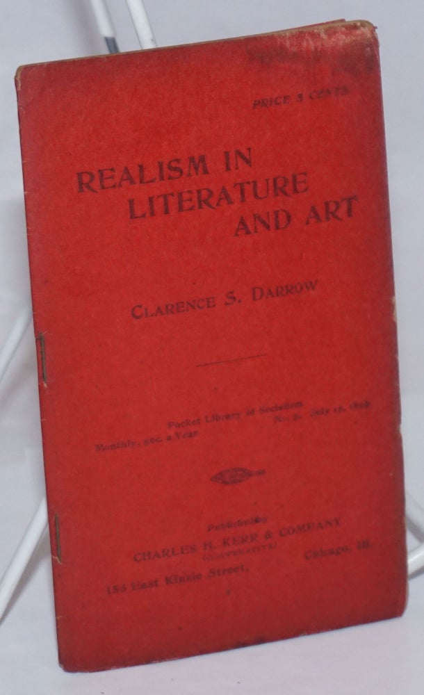 Cat.No: 251841 Realism in literature and art. Clarence Darrow.