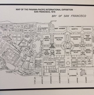 Map of the Panama-Pacific International Exposition. San Francisco, 1915